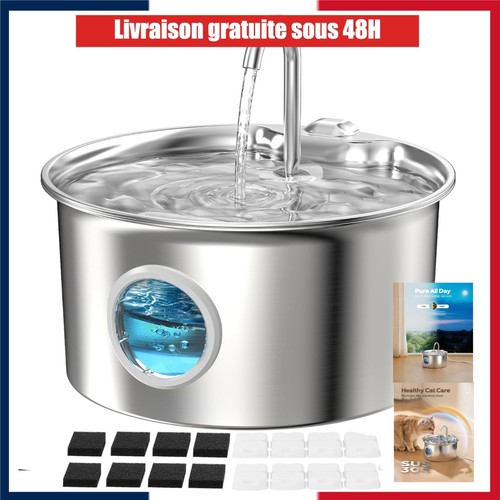 Fontaine eau chat - à,