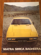 Vintage POSTER )) MATRA SIMCA