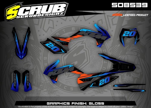 Graphics kit ktm exc - kit, 2014