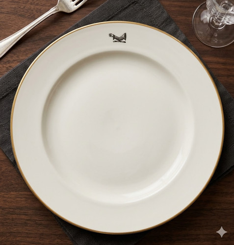 Ancienne assiette anglaise