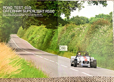 CATERHAM R500 SUPERLIGHT - FRAMEABLE ORIGINAL CLASSIC CAR ROAD TEST REVIEW