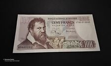 Billet De Banque De 100fr Belge Lambert Lombard En Très Bon État《très Beau》