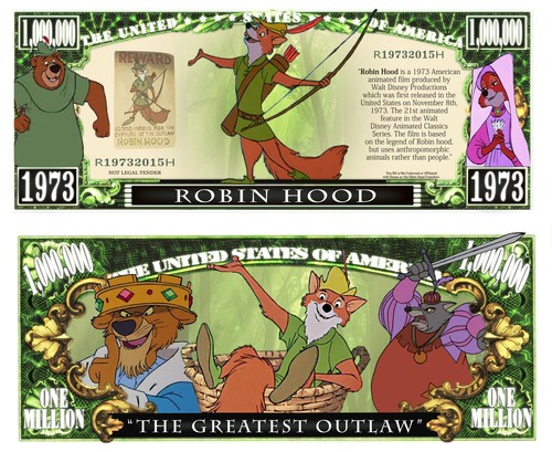 Robin des bois billet 1 - des,