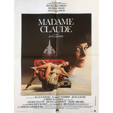 MADAME CLAUDE Affiche de film  - 60x80 cm. - 1977 - Françoise Fabian, Just Jaeck