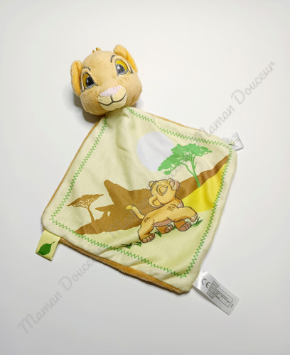 Doudou plat simba roi lion - simba,