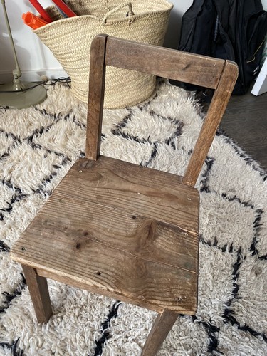 Chaise enfant ancienne - enfant,