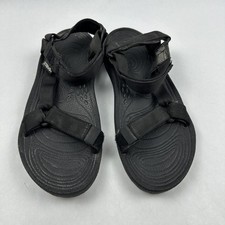 Teva Shoes Mens Size 10 Black Open Toe Sandals Outdoor Adjustable Strap Water
