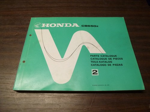 Parts list honda 650 1980 - list,