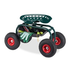 Siège roulant jardin Chariot