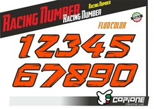 Autocollant Numéro de Moto