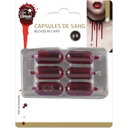 Faux sang maquillage 6 - -,