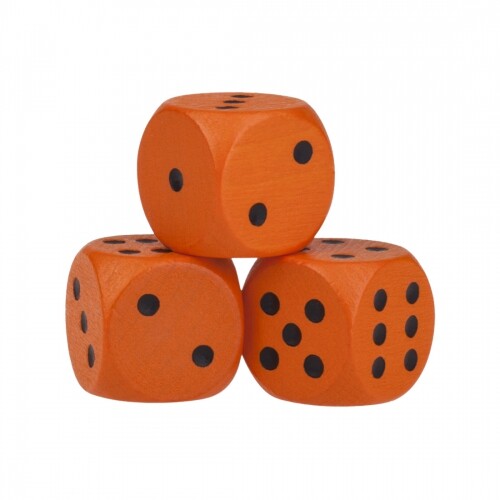 Cube yeux 30mm bois - cube,