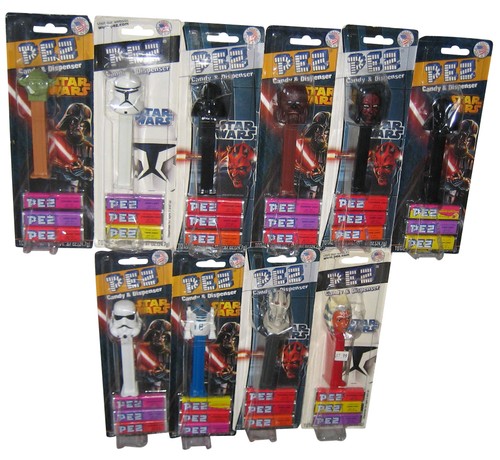 Lot distributeur bonbons pez - distributeur,