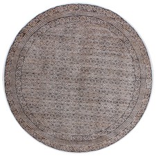 Tapis Rond En Coton Naturel