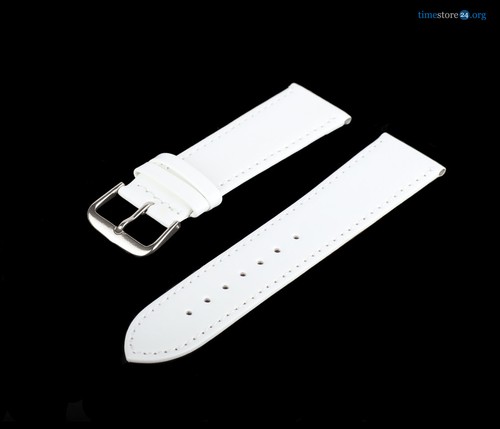 Montre bracelet cuir blanc - montre,