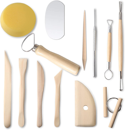 Lot outils kit poterie - 13,