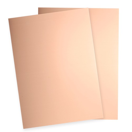 2pcs feuille cuivre 24g - feuille, 8"x6"
