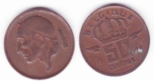 Piece centimes bronze - 1, 50