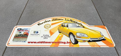 Plaque pvc rallye vintage - plaque,