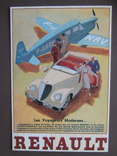 Carte Postale Publicitaire - RENAULT FRERES - BILLANCOURT