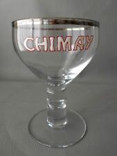 VERRE BIERE CHIMAY EMAILLE RARE HAUTEUR 15.3CM 33CL 3
