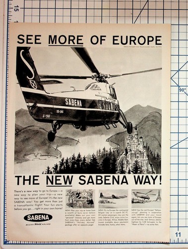 Sabena airlines 58 - sabena, s-58
