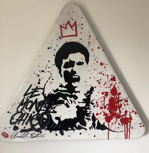 Scarface tophe sur panneau - tophe,