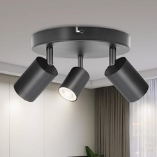 Plafonnier LED 3 Spots, Rond