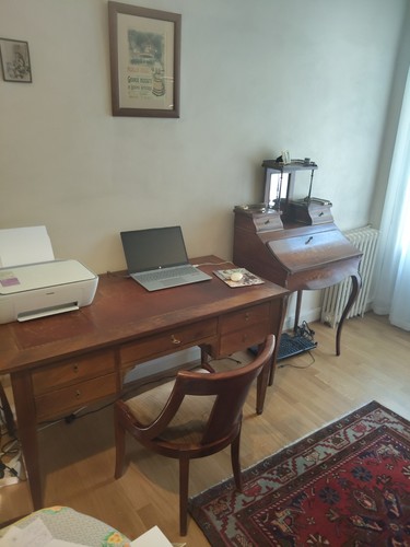 Bureau ancien bois - en,
