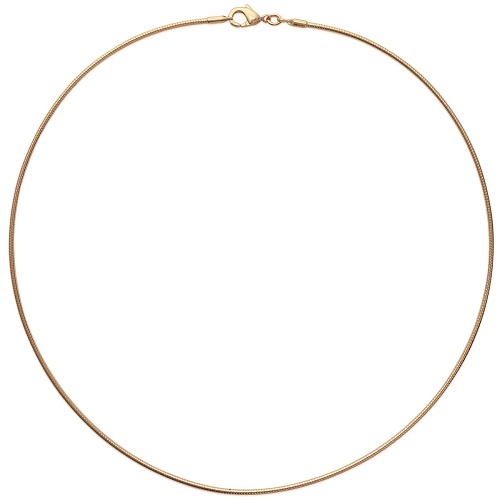 Collier maille oméga - maille, ronde