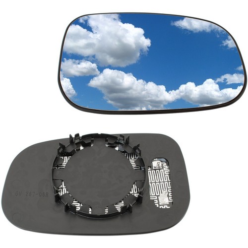 Verre retroviseur miroir droit - verre,