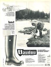 ADVERTISING ADVERTISING 014 1963 BAUDOU rubber boots