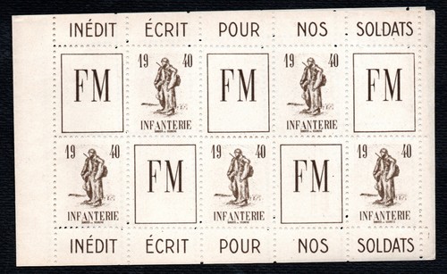 France carnet infanterie - carnet,