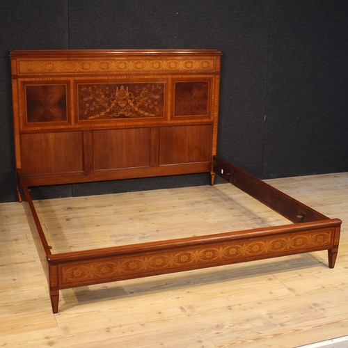 Lit double italien meuble - , en