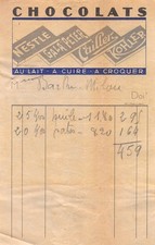 NESTLE CHOCOLATES - M. BARTHE MILOU