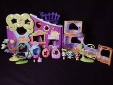 Clubhouse LPS Littlest Pet Shop, boutique et boulangerie, vintage, Hasbro