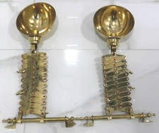 Vintage Style Nautical Brass New Scissor Lamp In Nice Condition 2 Piece