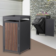 Abri pour 1 poubelle 68x80x124