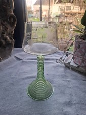 1 VERRE COULEUR EN CRISTAL DU