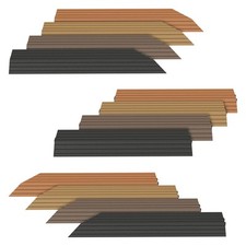 Plinthe de finition WPC clipsable pour dalles de sol aspect bois modèle au choix