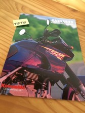 Kawasaki trail enduro KLE500 KLR650 KLX300R moto prospectus brochure publicité