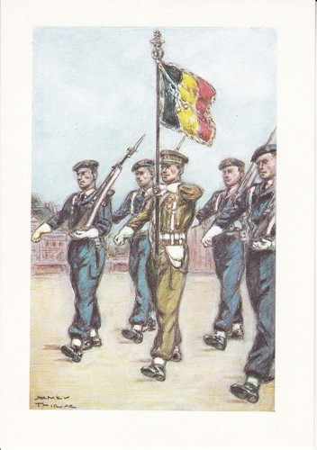 Carte militaire uniforme belge - carte,