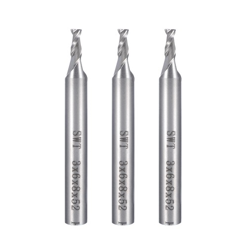 3pcs 6mm tige 3mm 8mm - 3mm,