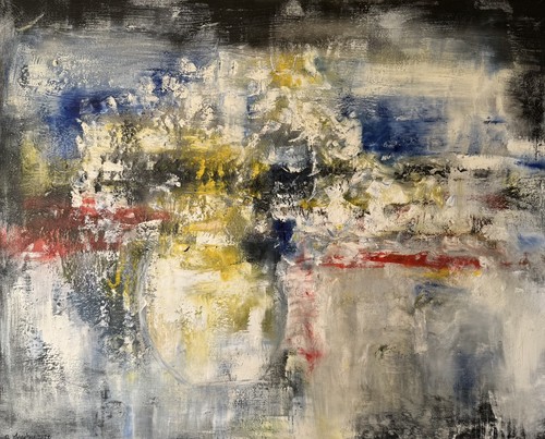 Tableau contemporain abstrait - contemporain,