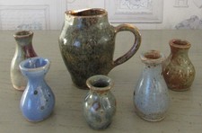 Lot de 6 poteries miniatures