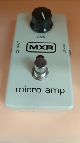 Pédale effets mxr micro amp - d'effets,