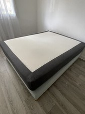 Sommier  lattes de lit et matelas Gris  Clair 160x200cm