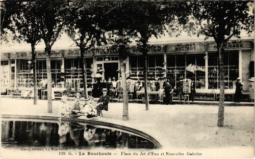 Cpa bourboule place du - la,