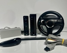 Nintendo Wii Black Console / FULLY WORKING/ Free Uk Post /