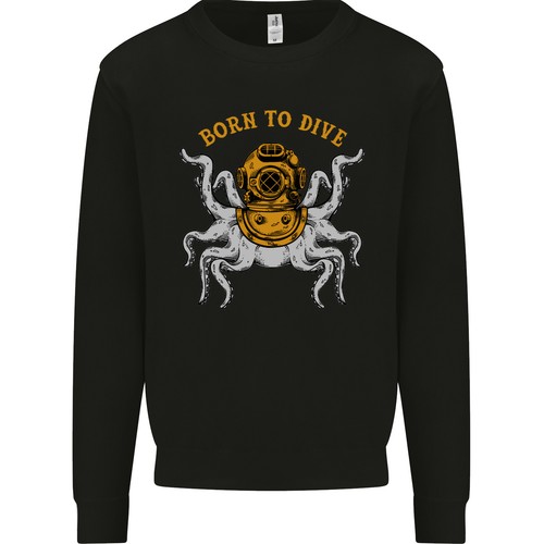 Né pour plonger sweat - né,